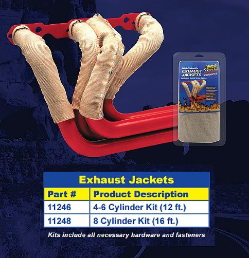 THERMO-TEC 11246 High Velocity Exhaust Jackets 4 cyl. Photo-1 