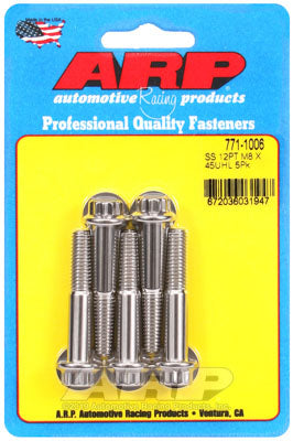 ARP 771-1006 Metric Thread Bolt Kit M8 x 1.25 x 45 12pt SS bolts Photo-1 
