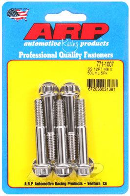 ARP 771-1007 Metric Thread Bolt Kit M8 x 1.25 x 50 12pt SS bolts Photo-1 