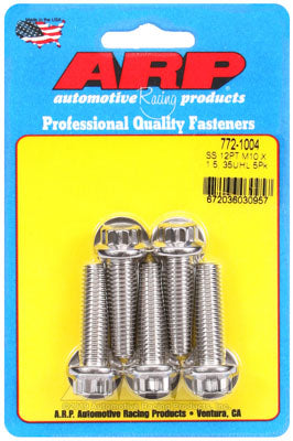 ARP 772-1004 Metric Thread Bolt Kit M10 x 1.50 x 35 12pt SS bolts Photo-1 