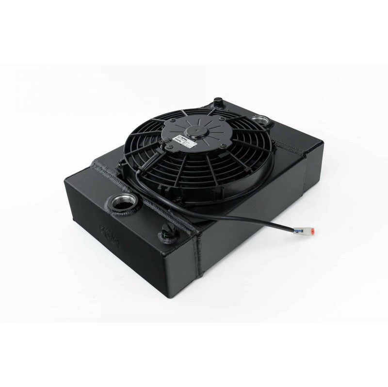CSF 7065B Cooling Radiator KING COOLER for Drag Race Includes 9-inch SPAL Fan (black) Photo-1 