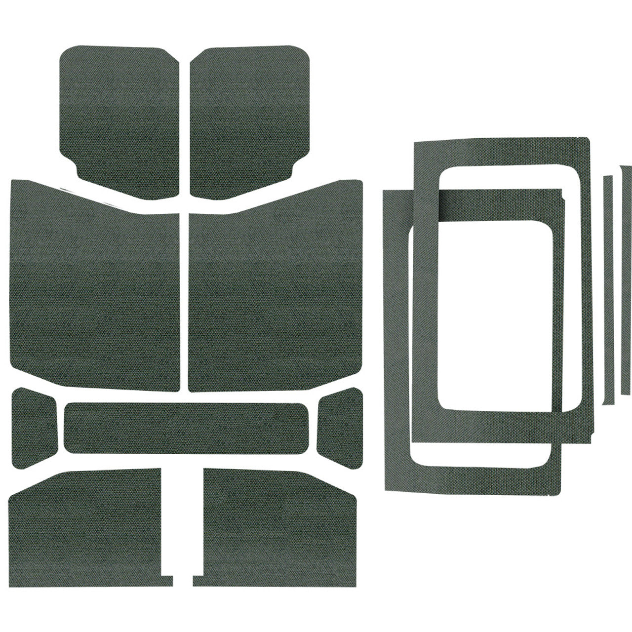 DEI 50179 Gray Original Finish Complete Kit for JEEP Wrangler JL 4-Door Photo-1 