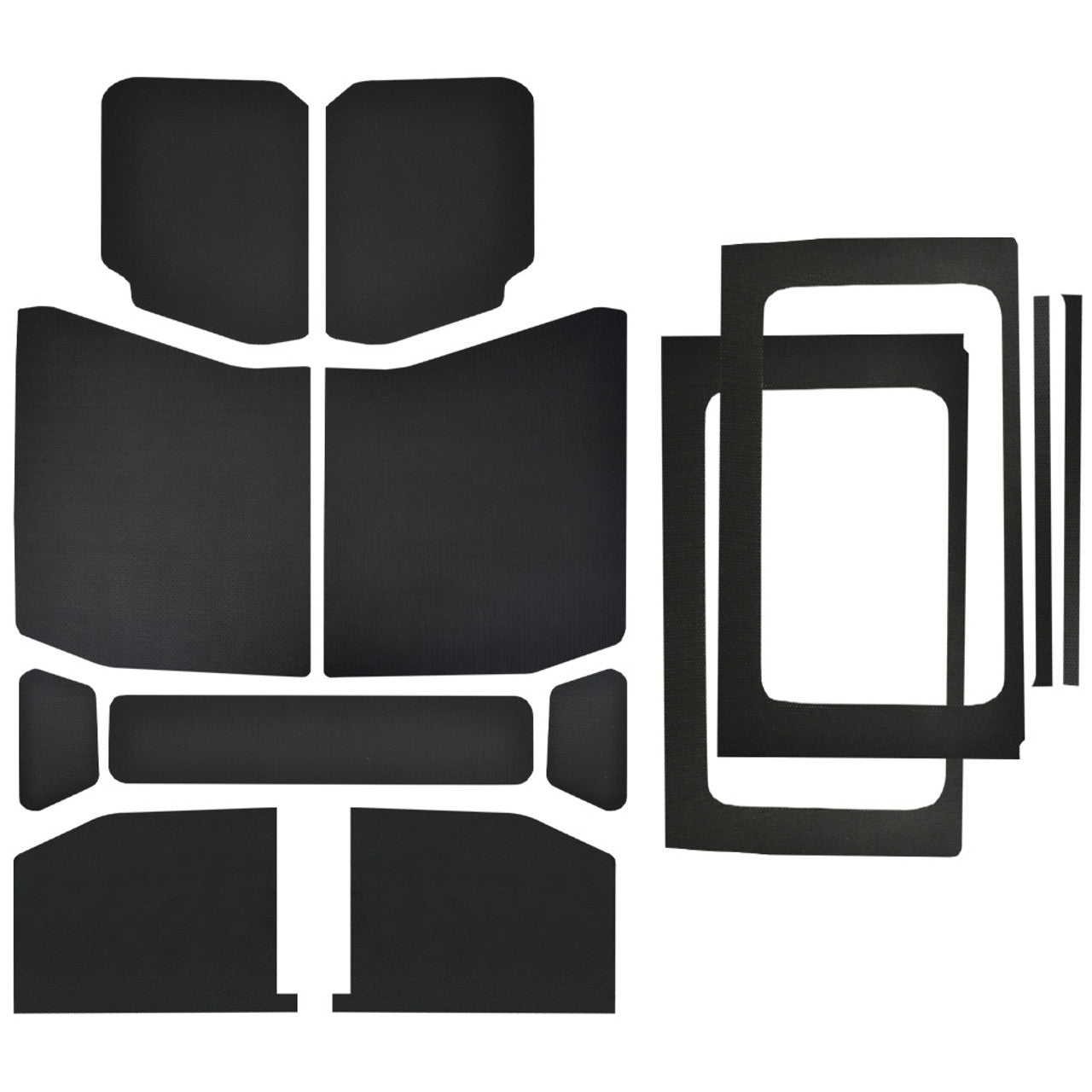 DEI 50182 Black Leather Look Complete Kit for JEEP Wrangler JL 4-Door Photo-1 