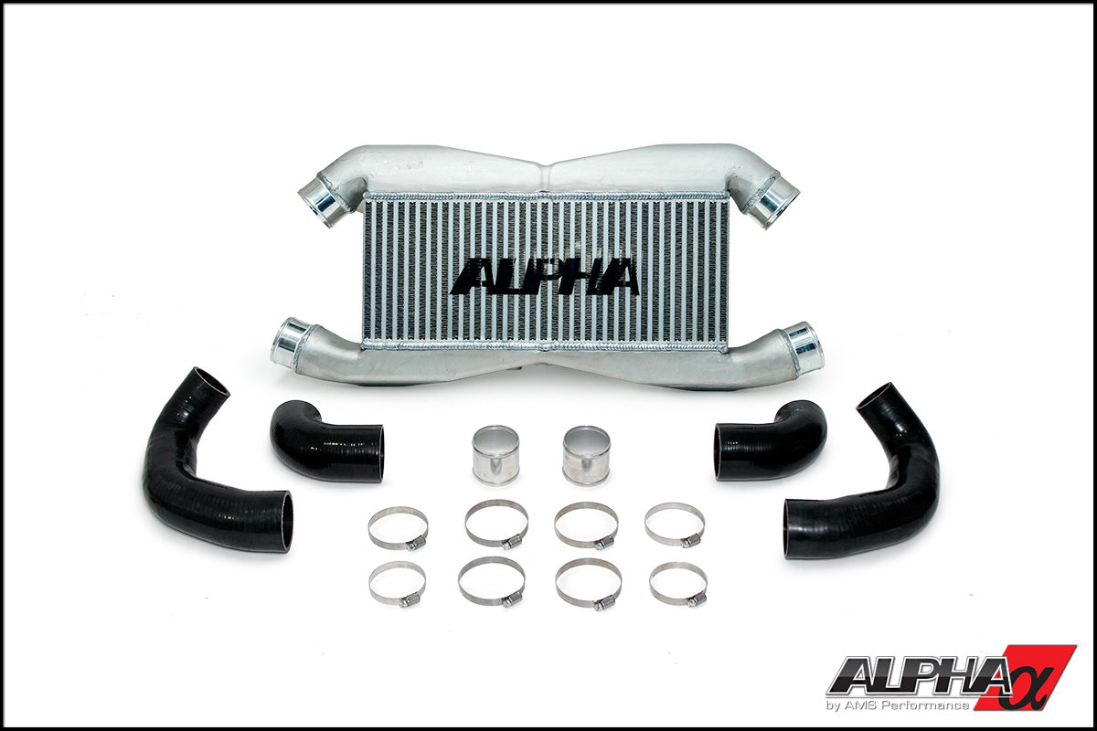 AMS ALP.07.09.0007-2 Front Mount Intercooler for Stock IC piping NISSAN R35 GT-R (with logo) Photo-2 