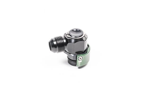 RADIUM 20-0748 Fitting Quick Connect V2 19mm Male to 10AN Male 90deg for TOYOTA MK5 Supra Photo-1 